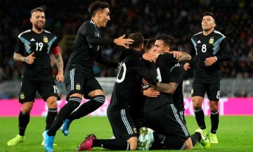 Argentina logr&oacute; igualar a Alemania 2-2