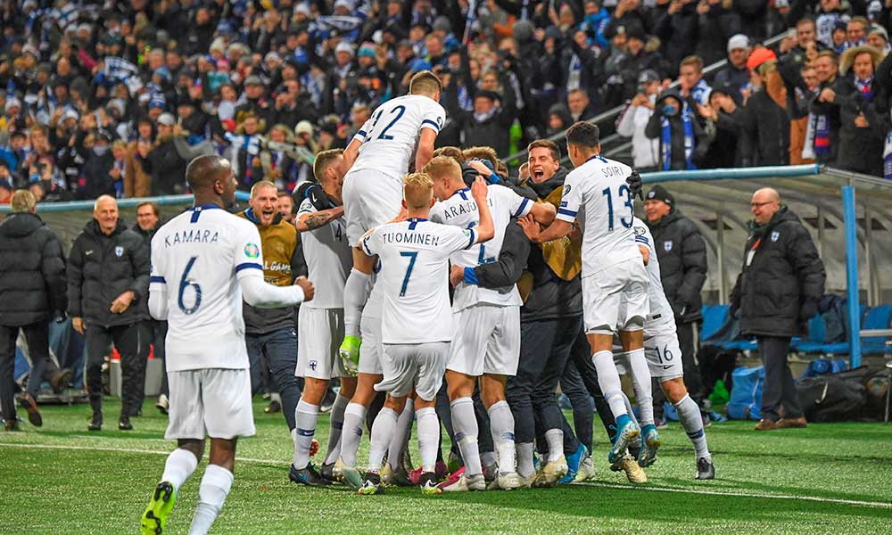 Finlandia hace historia y clasifica a la Euro 2020