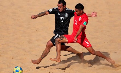 M&eacute;xico cay&oacute; ante Tahit&iacute; por goleada en el Mundial de Playa