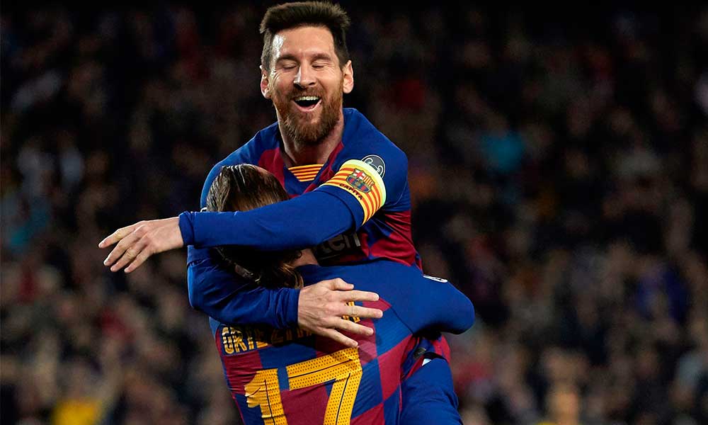 Messi clasifica al Barcelona en la Champions League
