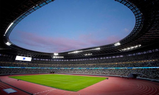 Inauguran el estadio olímpico de Tokio