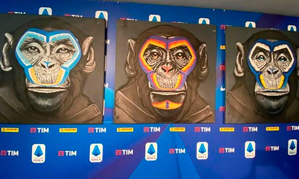 Liga italiana de futbol lanza campaña contra racismo ¡Con monos!
