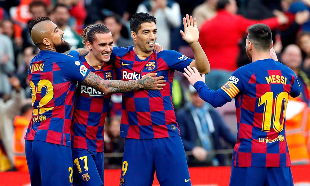 El Barcelona cierra  el año con goleada