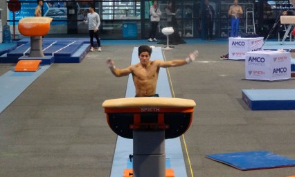 Gimnasta mexicano concluye s&eacute;ptimo en la Copa del Mundo