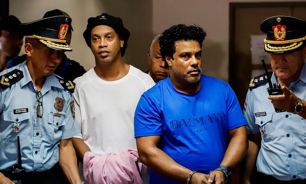Ronaldinho irá a prisión preventiva en Paraguay