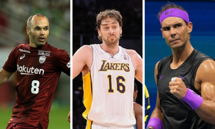Iniesta, Nadal y Gasol, figuras espa&ntilde;olas que se unieron para ayudar