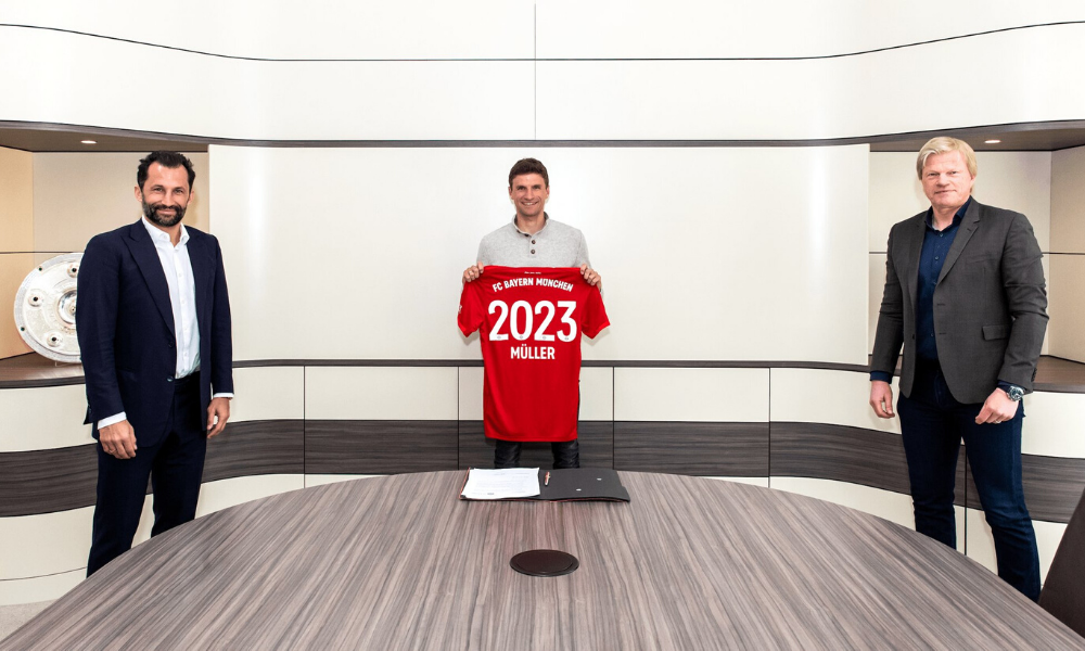 El Bayern Munich renueva a a Thomas Müller hasta 2023