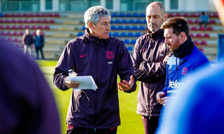 Confesiones de cuarentena: Setién no aceptará el título para el Barça sin acabar la liga  