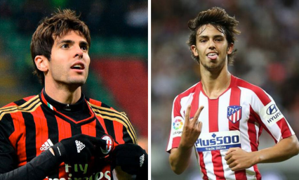 En mi cuarto ten&iacute;a un p&oacute;ster tuyo: Joao F&eacute;lix a Kak&aacute; 