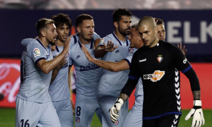 Herrera es titular y brilla en la goleada del Atl&eacute;tico de Madrid 