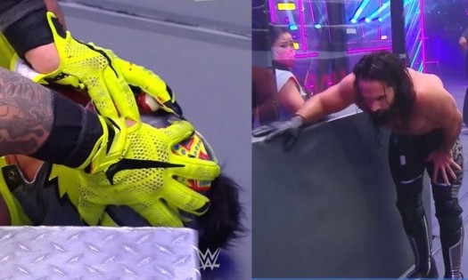 ¿Era parte del show? Rey Mysterio pierde un ojo ante Seth Rollins