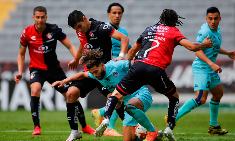 1-1. Renato Ibarra rescata empate del Atlas ante el Mazatlán FC