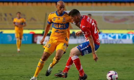 3-0.Tigres golean al San Luis y suben al cuarto lugar del Apertura