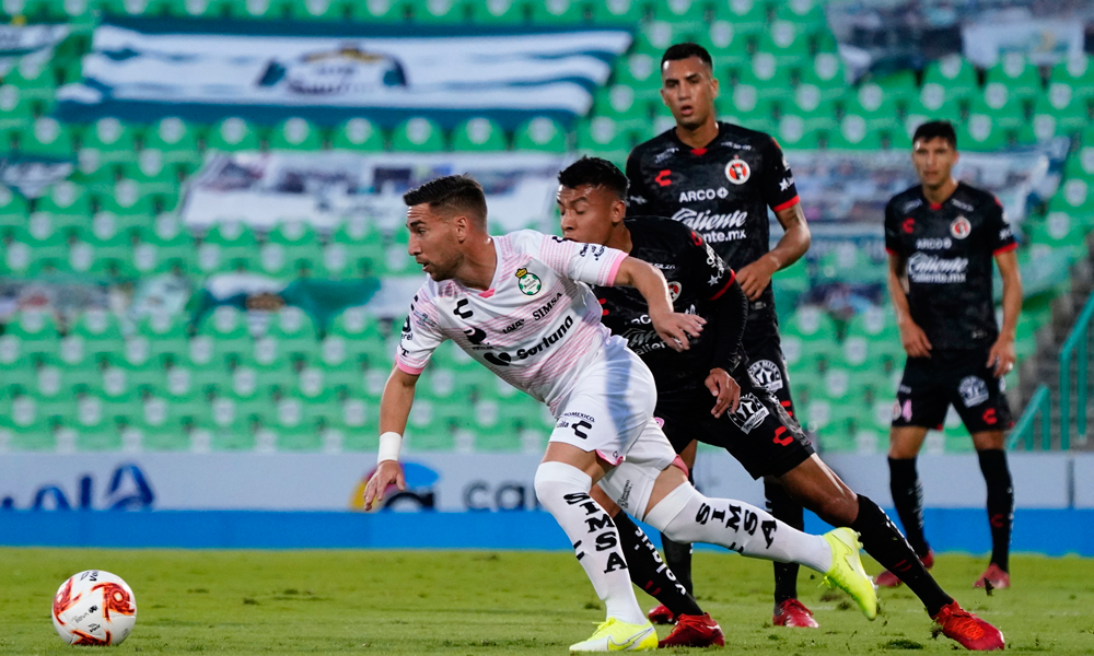 2-0. El Santos vence al Tijuana y suma su tercer triunfo seguido