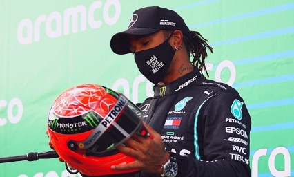 Nadie se puede igualar a Schumacher: Hamilton tras ganar el Gran Premio de Eifel
