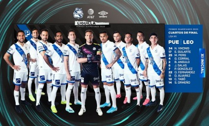 Anotación de vestidor, autogol y trifulca al medio tiempo del Puebla-León (2-1)