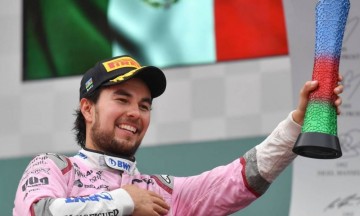 Espero que oigamos el himno nacional mexicano muchas veces: Checo Pérez