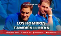 Federer y Nadal demuestran que los hombres también lloran