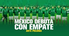 La Selección Mexicana debuta con empate ante Polonia