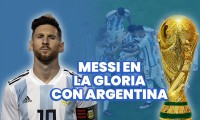 Messi en la gloria con Argentina al ser campeón en Qatar 2022