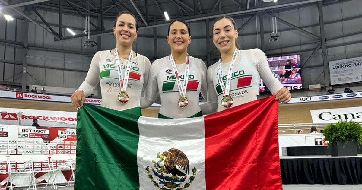 Ciclismo en pista por equipos da histórica medalla para México