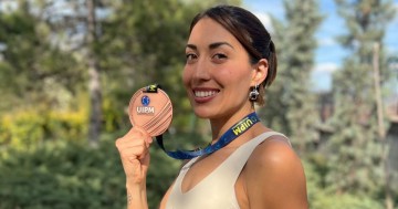 Bronce para Mariana en copa del mundo