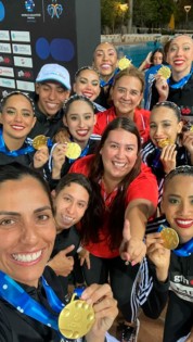 Aún sin apoyo de CONADE, la Natación Artística gana medallas de oro y bronce