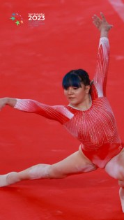 Alexa Moreno suma otra medalla en Gimnasia