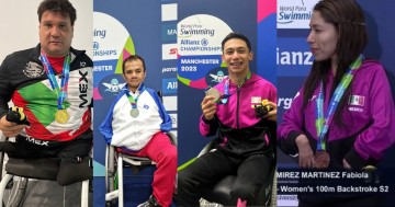 ¡ORGULLO! Mexicanos cosechan seis medallas y cuatro plazas paralímpicas en Mundial de Para Natación
