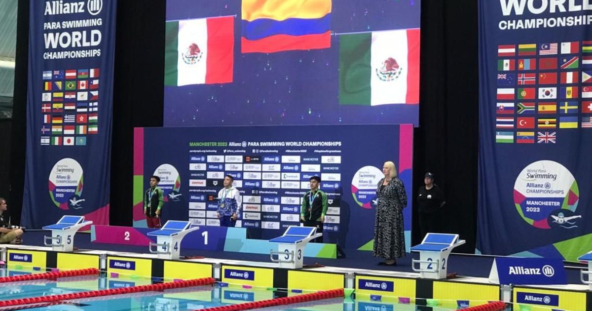 Mexicanos firman bronce, plata y nuevo ticket paralímpico en Mundial de Para Natación