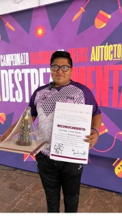 Poblano conquista el primer lugar en Campeonato Nacional de Juegos de Destreza Mental