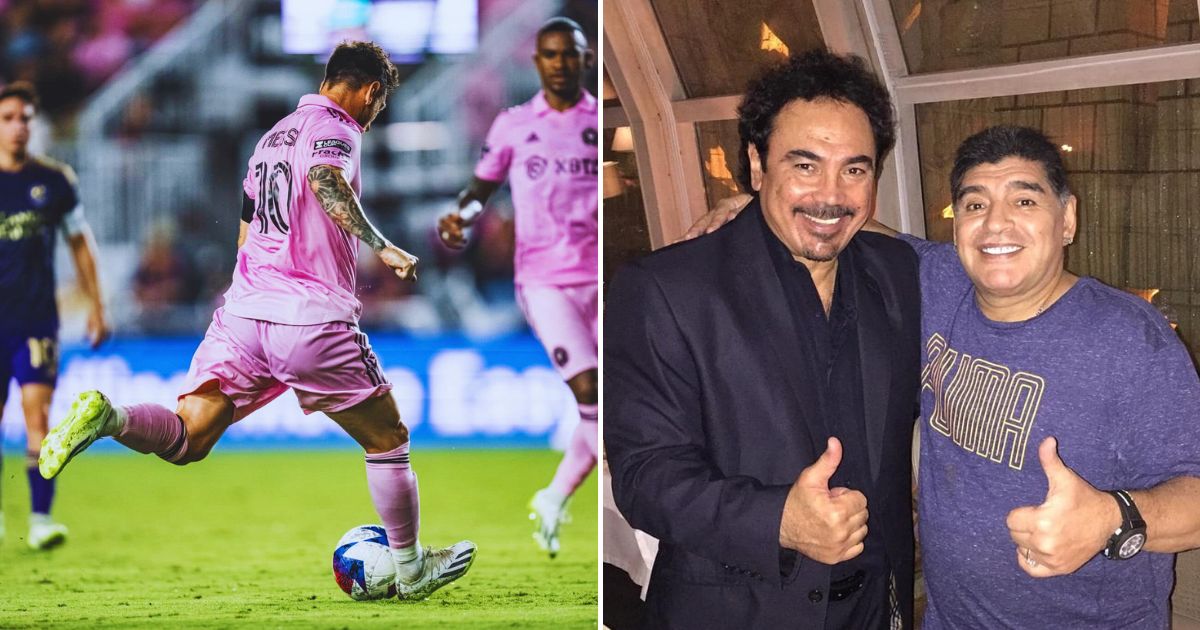 Messi, Maradona y Hugo Sánchez destacaron futbolísticamente con ayuda de su pierna izquierda.