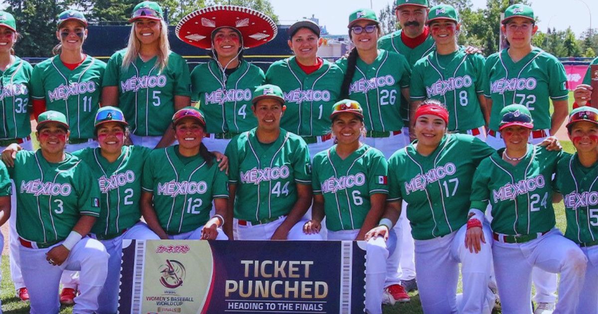 Por primera vez, México clasifica a la ronda final del Mundial femenil de béisbol.