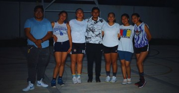 Equipo poblano de basquetbol. 