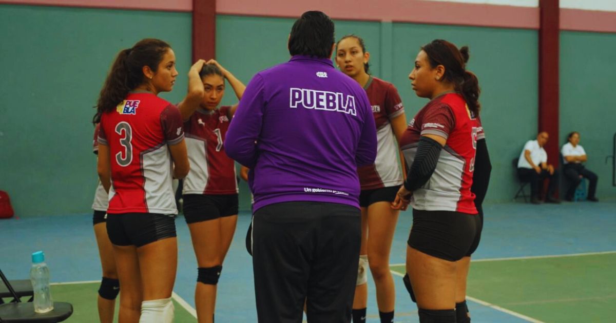 El equipo femenil de voleibol de Puebla fue eliminado en fase de grupos.