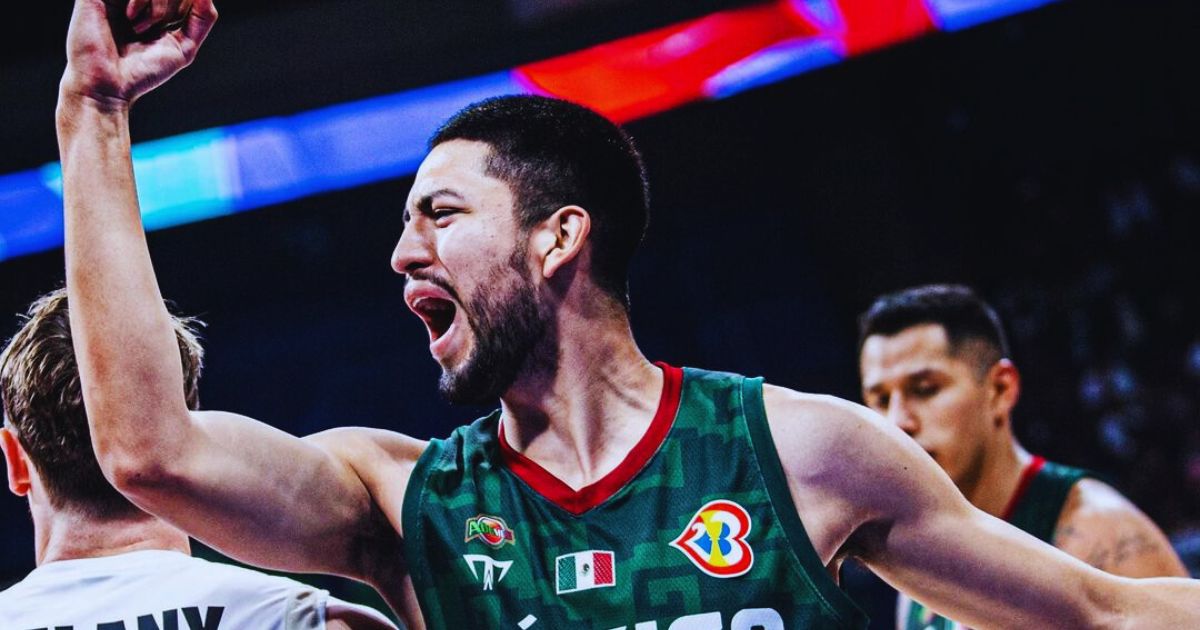 México consigue su primera victoria en la Copa del Mundo de la FIBA 2023.