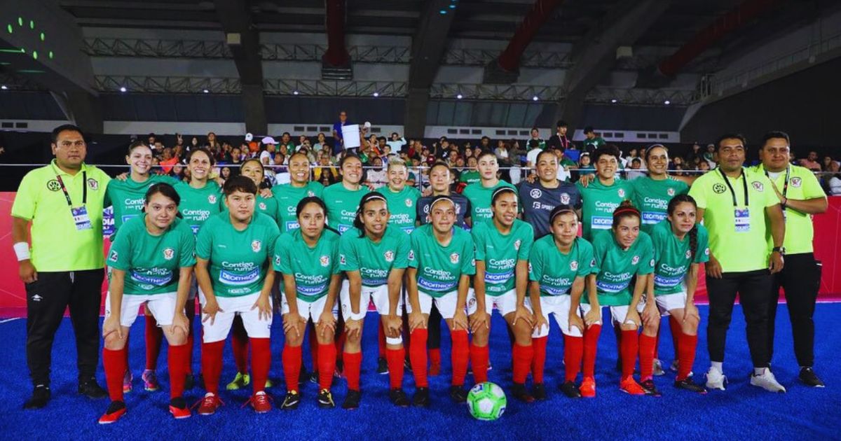 Selección mexicana femenil es campeona del mundo en Futbol 7 tras vencer a Brasil.