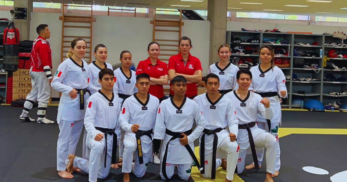 Selección mexicana de Para Taekwondo.