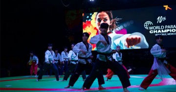 Demo Team en presentación magistral de Poomsae 