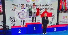 El poblano Caleb Fajardo se corona campeón mundial en karate shitoryu
