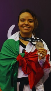 Fernanda Vargas firma subcampeonato Mundial de Para Taekwondo en Veracruz 2023