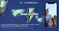 VIDEO: Ráfagas Deportivas #5 Paula de Jesús, campeona de la Carrera de la Tortilla, tradición en Coapan