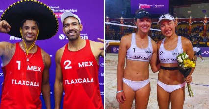 Tres victorias de seis posibles, el saldo de la J1 en Mundial Voly Playa de Tlaxcala 