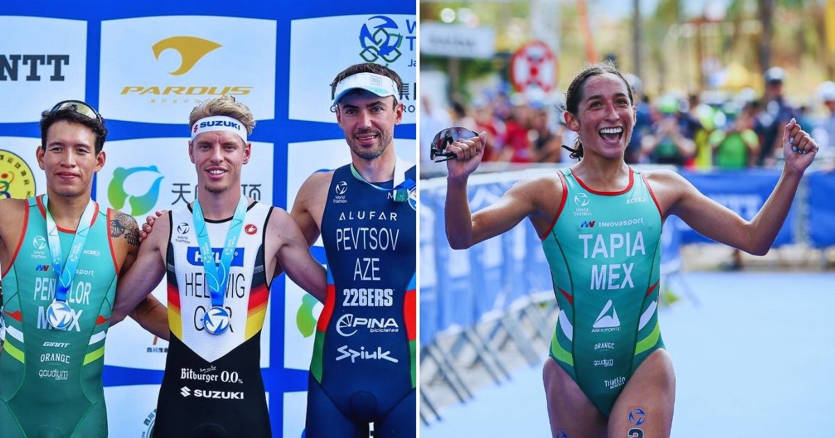 Desde Brasil y China, triatletas mexicanos conquistan medallas en Copa del Mundo 2023