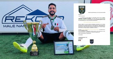 Emmanuel Escobar Severino fue campeoón en el International Football Tournament Wrocalw Cup 2023