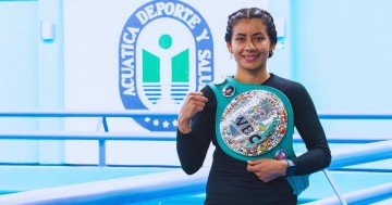 Gaby "La Bonita" Sánchez se llevó el premio a Deportista Profesional.