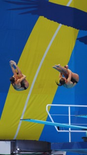 Arantxa Chavez y Paola Pineda logran valioso oro para México en Clavados