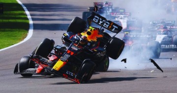 Sergio "Checo" Pérez abandonó la pista en el Gran Premio de México 2023.