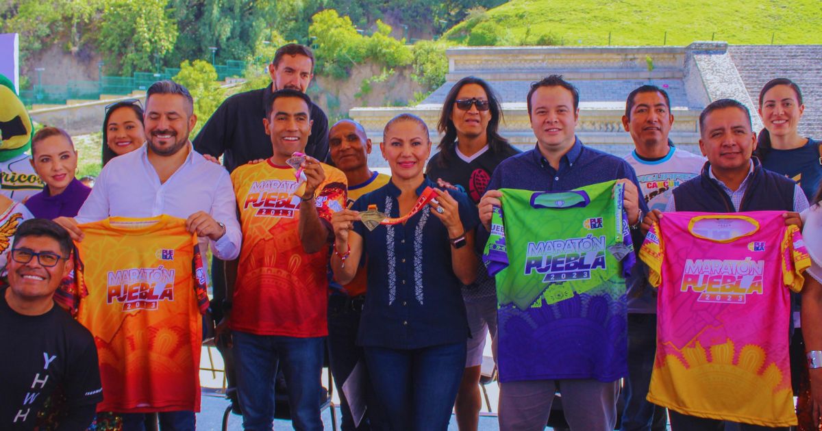 Reveladas camisetas y medallas para “Maratón Puebla 2023”