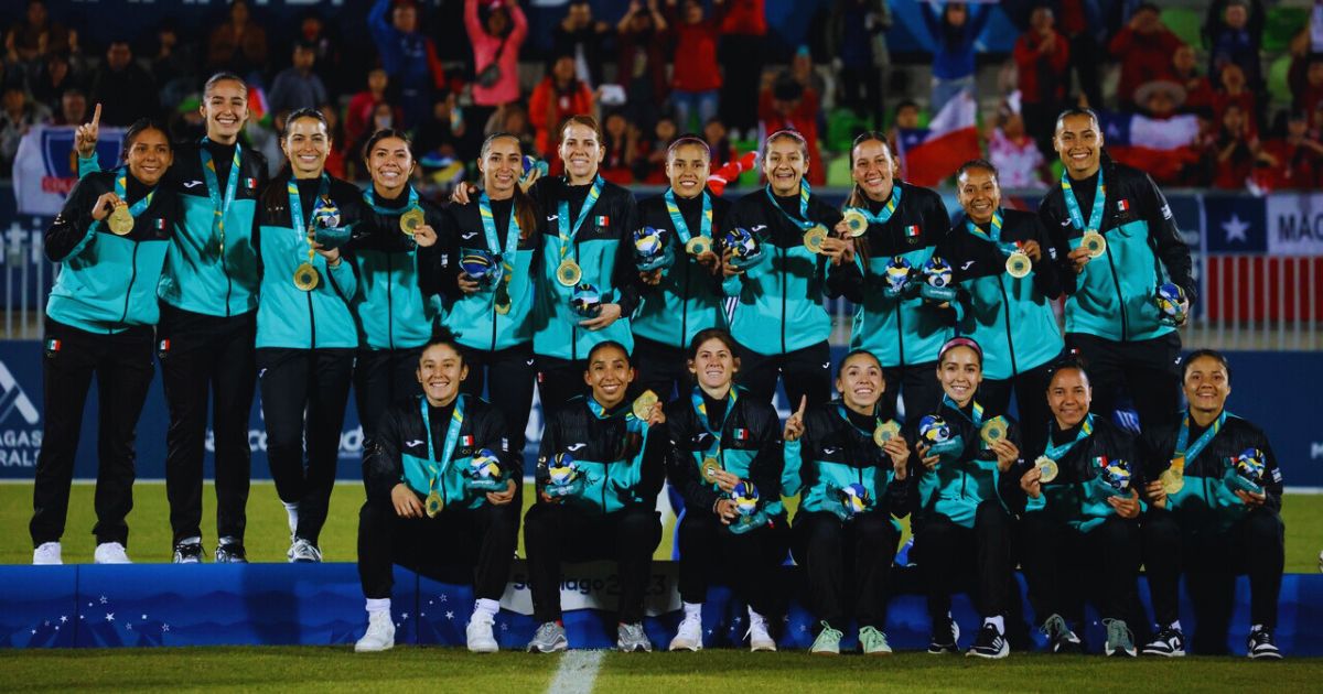 México gana el oro en futbol femenil derrotando a Chile.